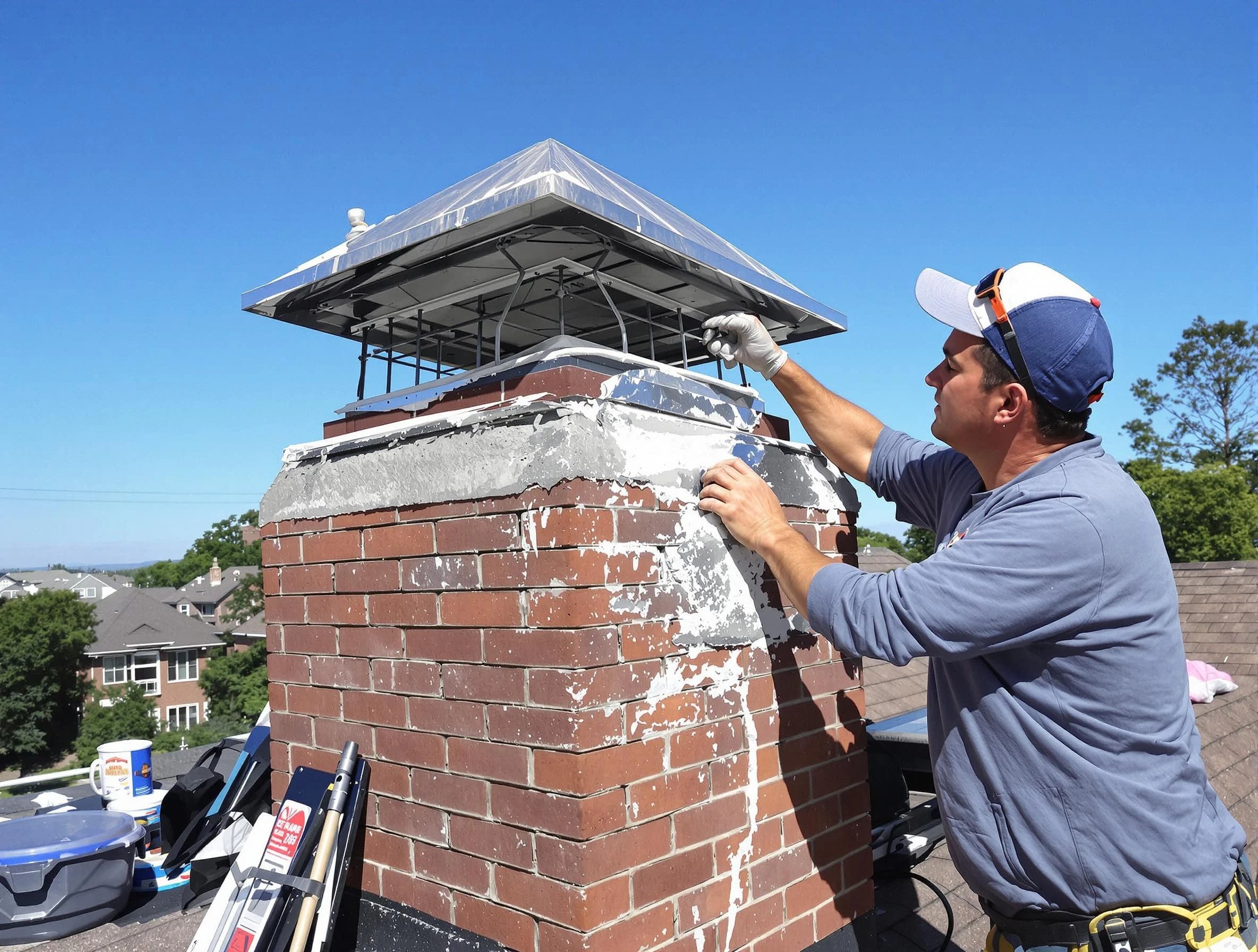 Chimney Crown Services service in Candler-McAfee, GA