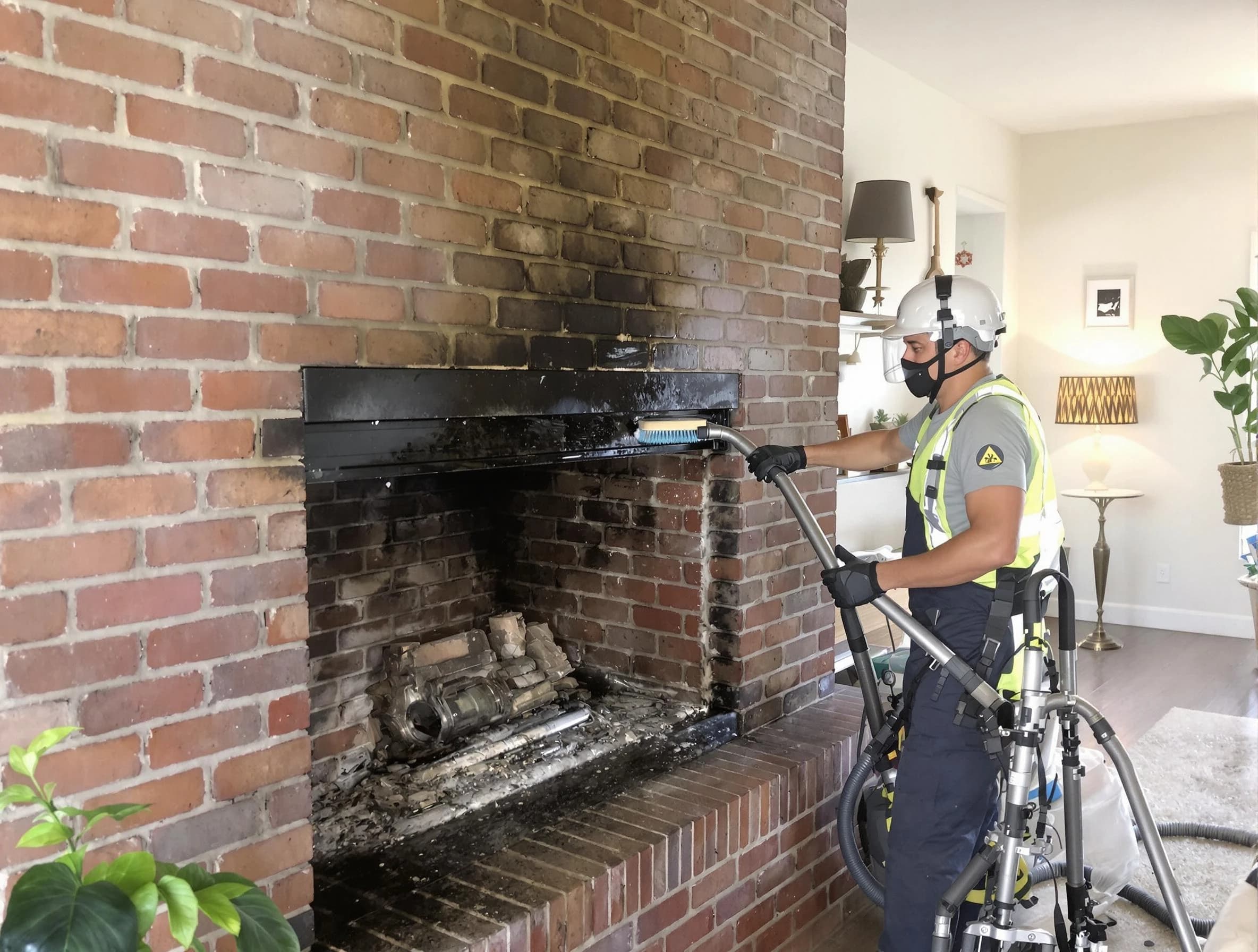 Candler-McAfee Chimney Sweep providing fireplace cleaning services in Candler-McAfee, GA