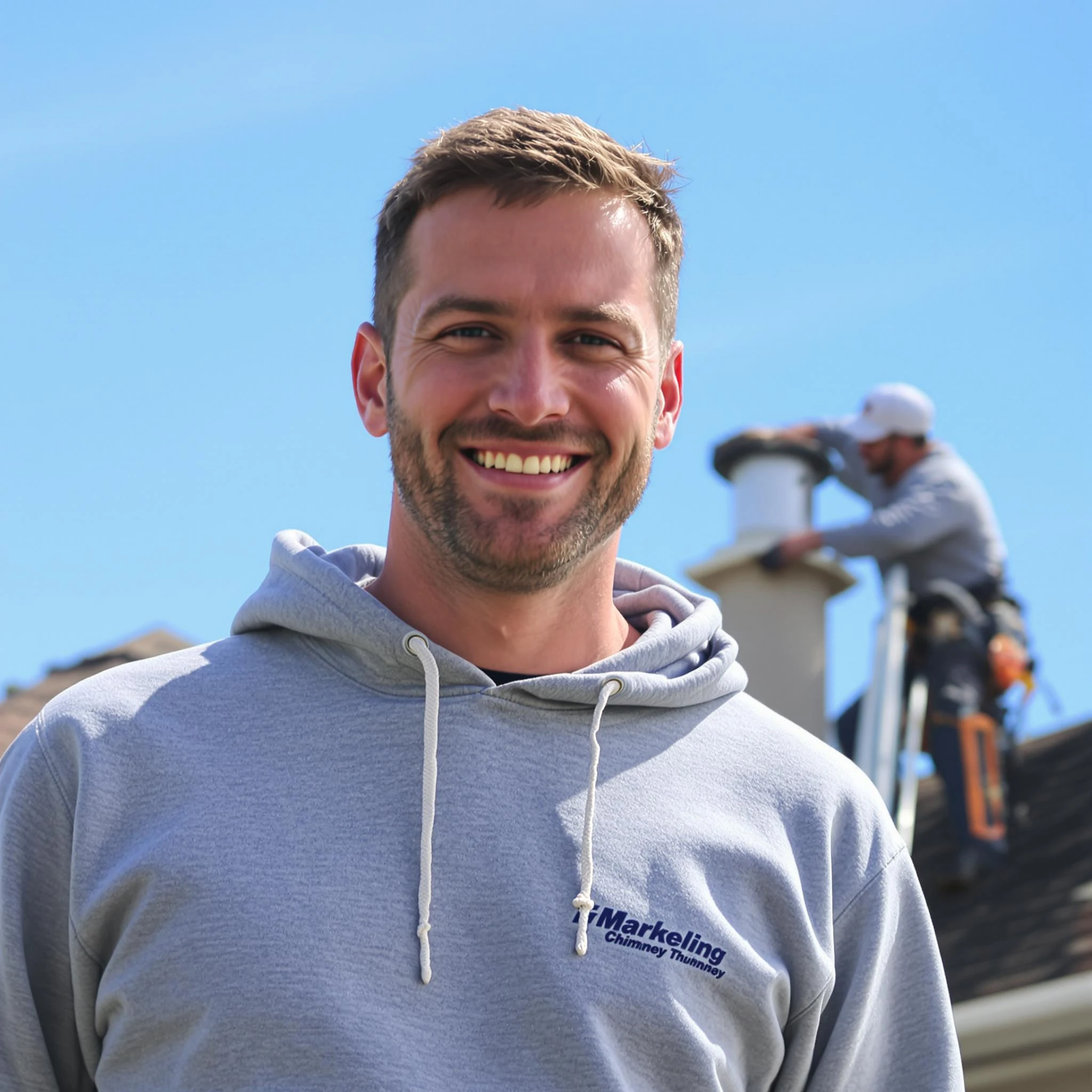 The Candler-McAfee Chimney Sweep team.