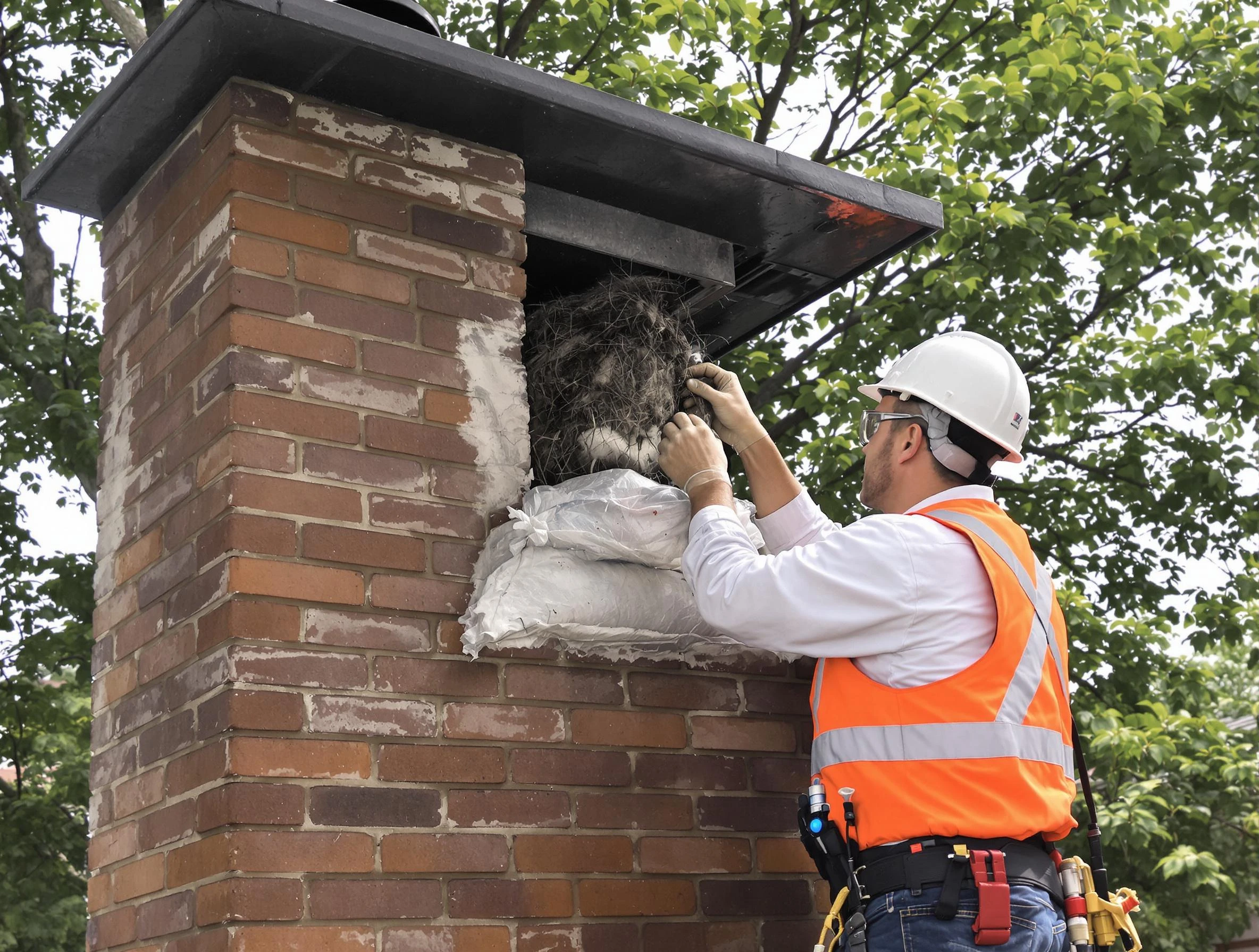 Humane removal of debris and animals by Candler-McAfee Chimney Sweep in Candler-McAfee, GA